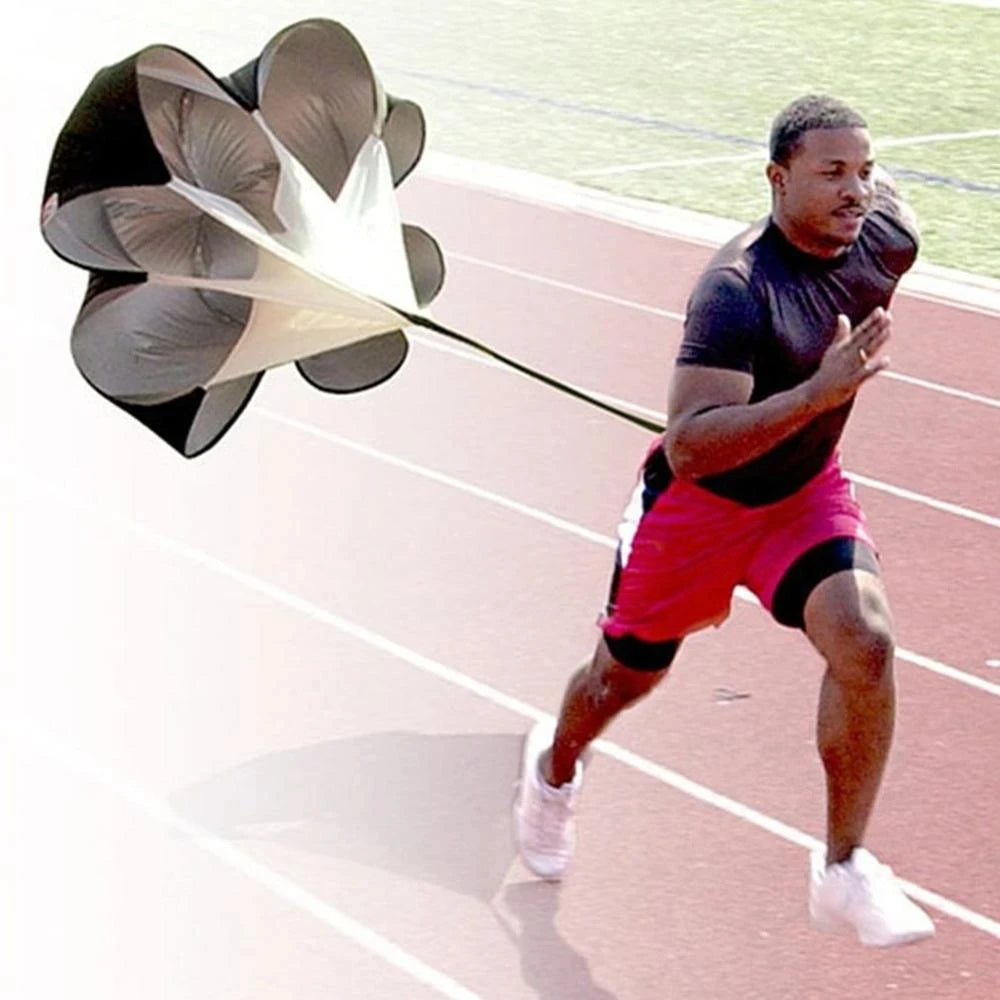 Adjustable Speed Parachute Agility Training Umbrella Football Resistance Rope Fitness Running Chute