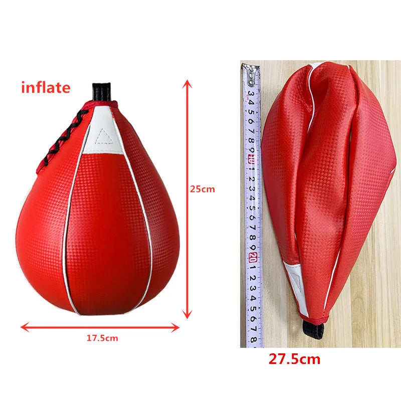 Mma Fight Reaction Speed Balls Muay Thai Punch Boxe Fitness Sports Equipment Training PU Punching Ball Pear Boxing Bag